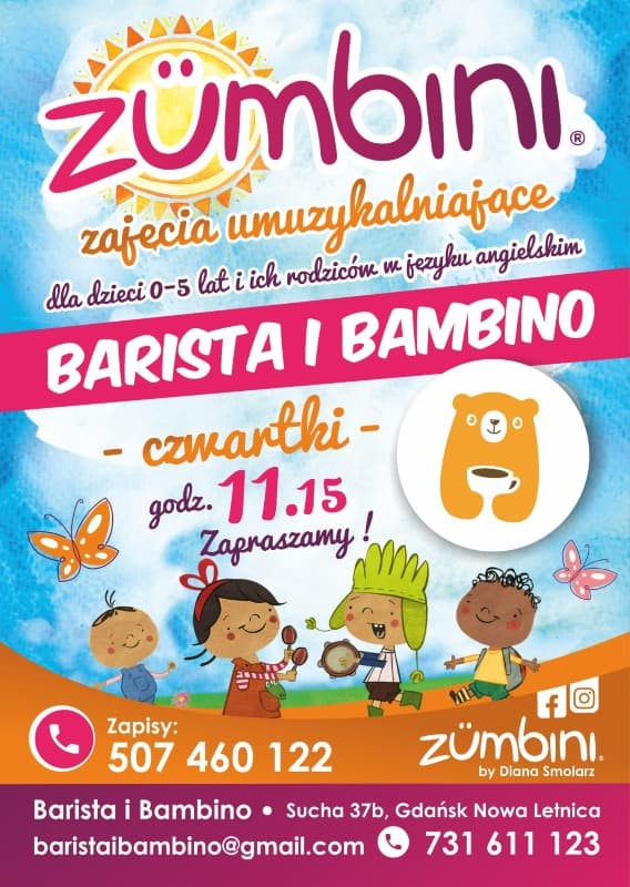 Zumbini w języku angielskim