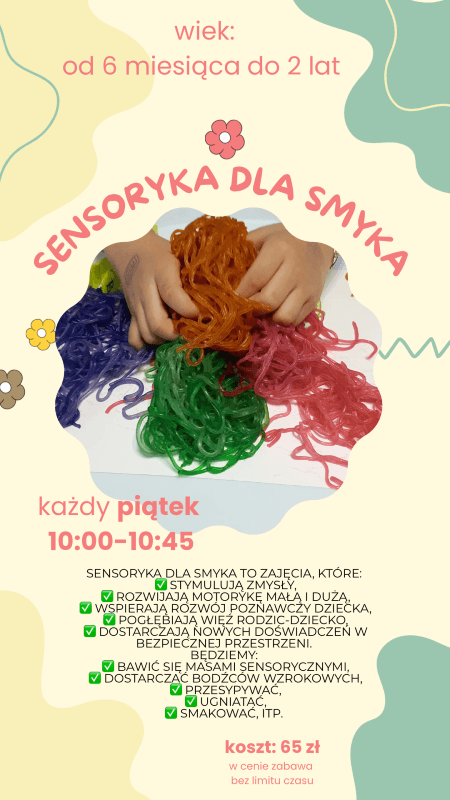 Sensoryka dla smyka 6 miesięcy - 2 lata