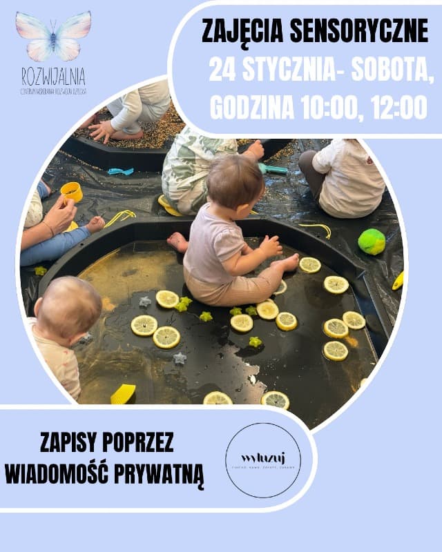 Bobasy poznają świat 6 miesięcy - 2 lata - zajęcia sensoryczne