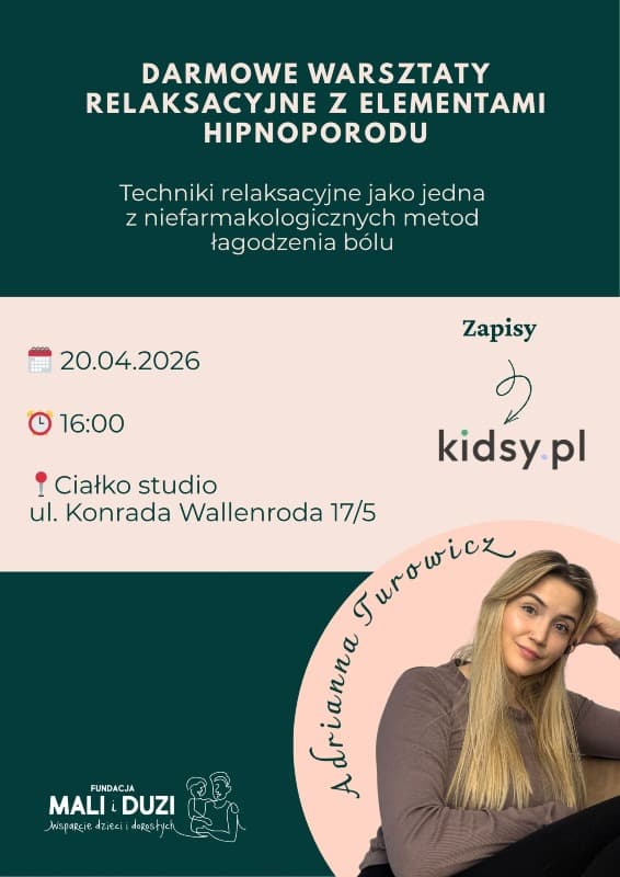 Warsztaty relaksacyjne z elementami hipnoporodu